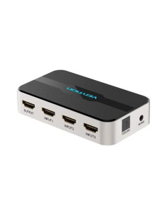 DUPLICADOR VENTION 3XHDMI HEMBRA - HDMI MACHO X1 AUDIO SILVER/BLACK 2
