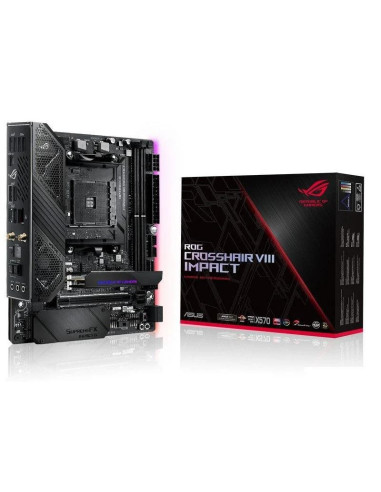 PLACA BASE ASUS TOG CROSSHAIR VIII IMPACT X570 WIFI ATX AM4 2XDDR4 USB-C