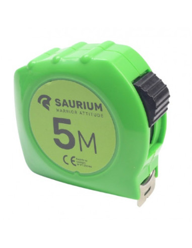FLEXOMETRO, 5 Mtrs.X 19 mm. SAURIUM