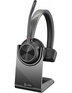 POLY Auricular VOYAGER 4310 con USB-C y soporte de carga