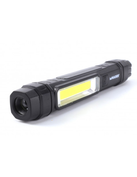 LINTERNA LED RECARGABLE 300LM + 260LM MADER