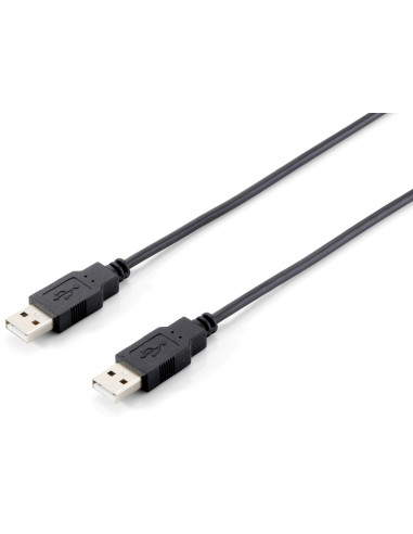Equip Cable USB 2.0 Tipo A, 5,0 m , Negro