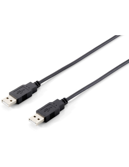 Equip Cable USB 2.0 Tipo A, 5,0 m , Negro