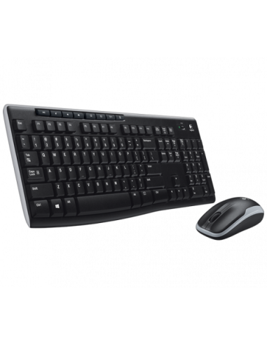 TECLADO+RATON LOGITECH MK270 WIRELESS NEGRO