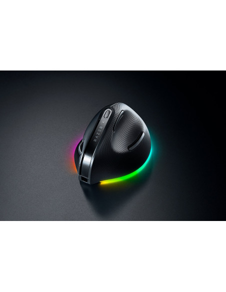 Razer Pro Click V2 Vertical ratón Universal mano derecha RF Wireless + Bluetooth + USB Type-C Óptico 30000 DPI