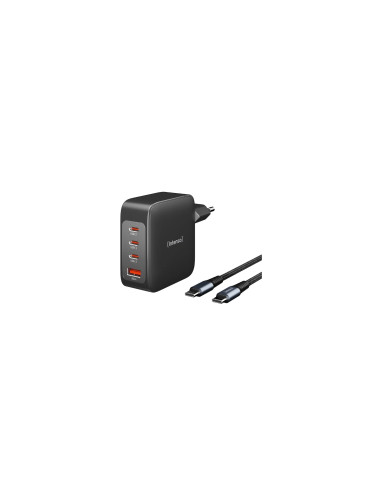 Intenso 7814010 adaptador e inversor de corriente Interior 140 W Negro