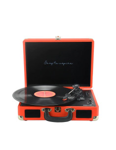 Prixton VC400 Tocadiscos Rojo