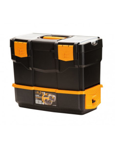 CAJA DE HERRAMIENTAS 420×220×340MM CON ORGANIZADORES Y BANDEJA ARTPLAST