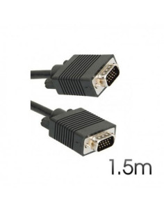 CABLE VGA MACHO-MACHO 1.5M 15PIN CROMAD