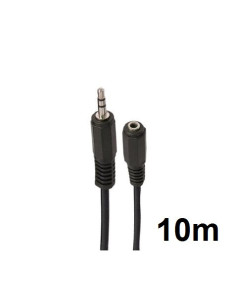 CABLE STEREO MINI JACK 3.5 EXTENSION M/H 10 METROS CROMAD
