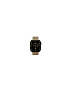 Apple Watch Series 12 (GPS + Cellular) - Caja de titanio en oro brillante (46 mm) - Pulsera Milanese Loop oro brillante - Talla 2