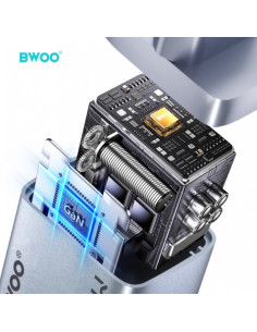 CARGADOR CORRIENTE TIPO C 30W GRIS BO-CDA236 BWOO 2