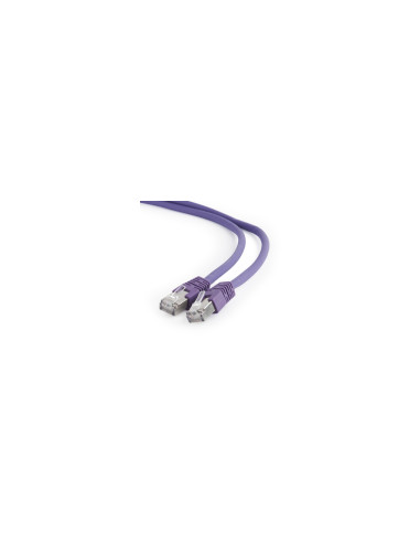 Gembird PP6A-LSZHCU-V-1M cable de red Violeta Cat6a S/FTP (S-STP)