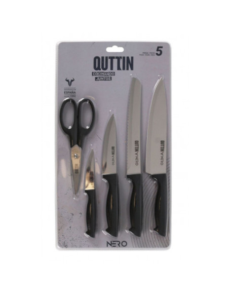 SET CUCHILLOS 5 PIEZAS QUTTIN