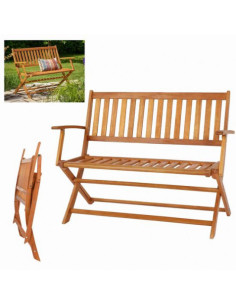 BANCO DE MADERA PLEGABLE JARDIN