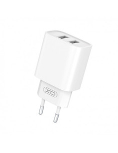 CARGADOR DE CORRIENTE 2XUSB 2.1 CE02C BLANCO XO
