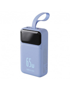 BATERIA EXTERNA 20000MAH 65W FOREVER VIBE-TB65 AZUL CIELO FOREVER