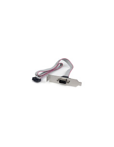 StarTech.com Adaptador de 0.4m Header Cabezal Bracket Serie Serial DB9 RS232 a IDC 10 Pines Placa Base Perfil Bajo