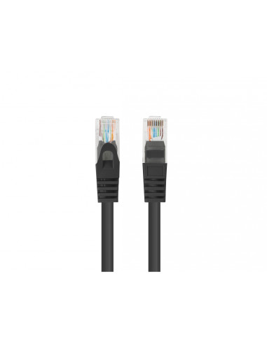 Lanberg PCU6-10CC-0750-BK cable de red Negro 7,5 m Cat6 U/UTP (UTP)
