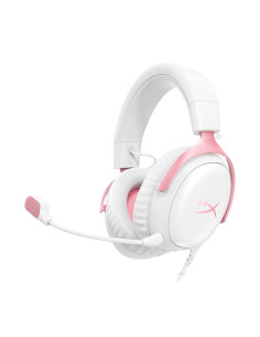HyperX Cloud III - Auriculares gaming (blancos/rosas)