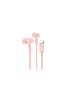 Belkin SoundForm Auriculares Alámbrico Dentro de oído Llamadas/Música USB Tipo C Rosa