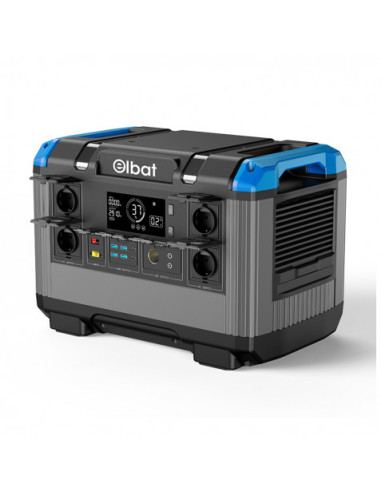 ESTACIÓN DE ENERGÍA PORTÁTIL 2400W - 630.000MAH ELBAT