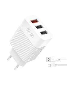 CARGADOR MICRO USB 18W QUICK CHARGE 3.0 XO-L72