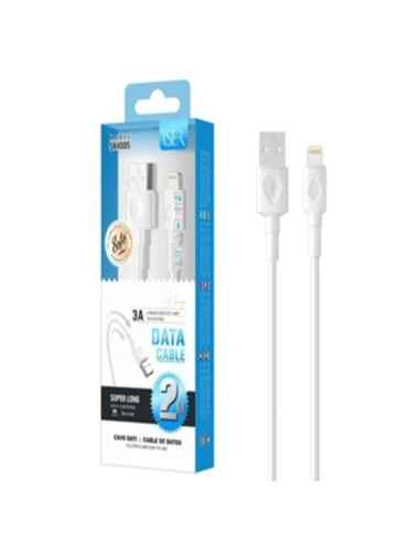 CABLE USB A LIGHTNING 2MTR