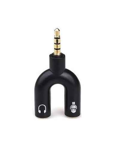 ADAPTADOR JACK 3.5MM EN Y PARA MICROFONO Y AURICULAR