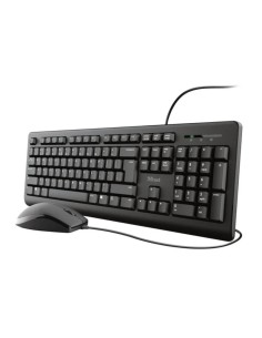 Trust TKM-250 teclado Ratón incluido Universal USB Español Negro