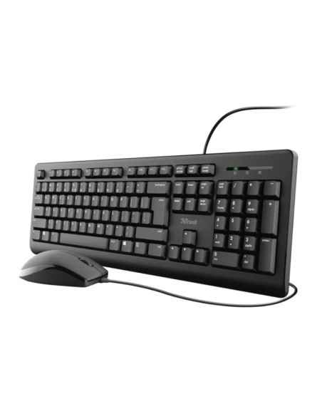 Trust TKM-250 teclado Ratón incluido Universal USB Español Negro