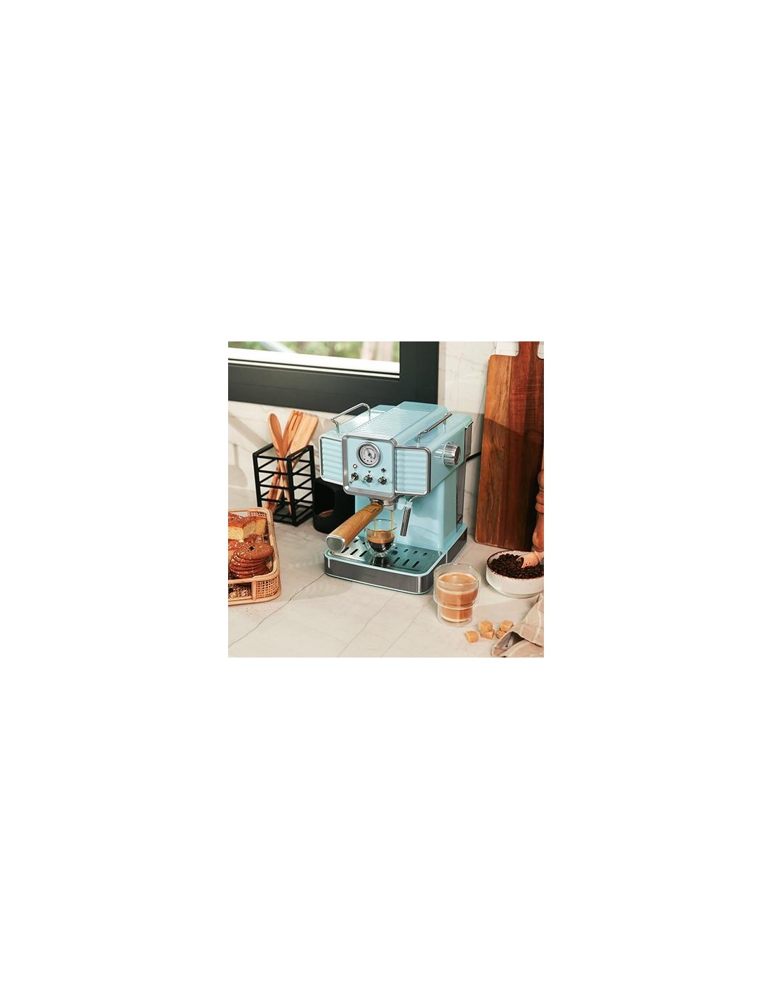 Cafetera express Power Espresso 20 Tradizionale Light Blue