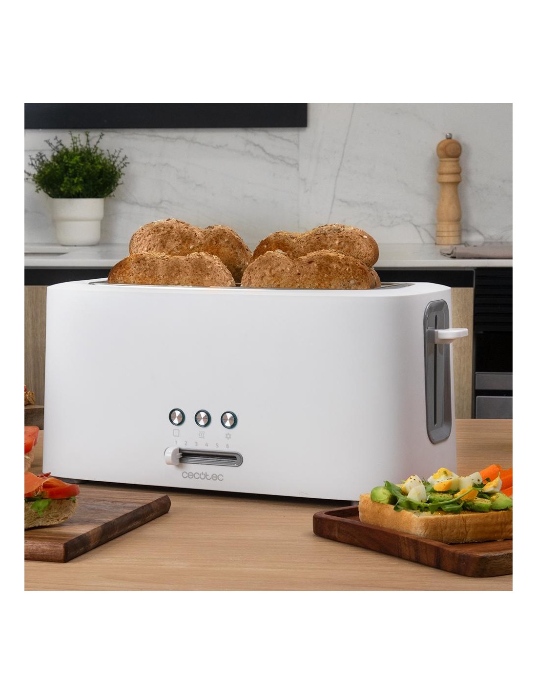 Tostador vertical Toast&Taste 16000 Extra White