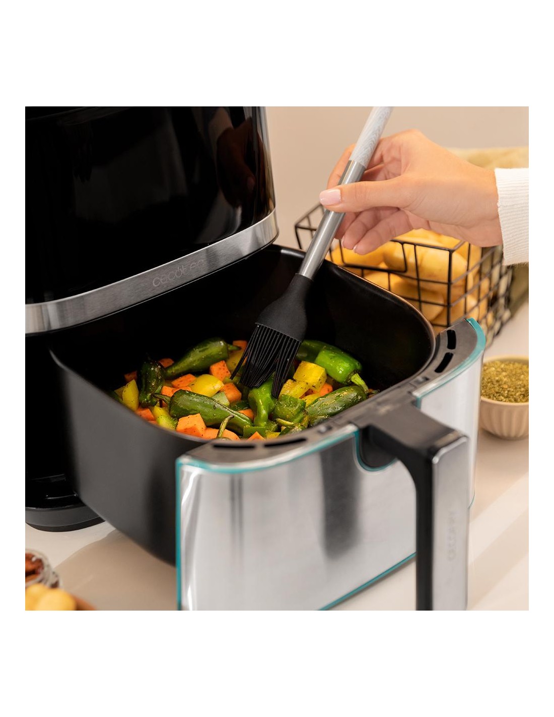 Freidora de aire Cecofry Full Inox 5500 Connected