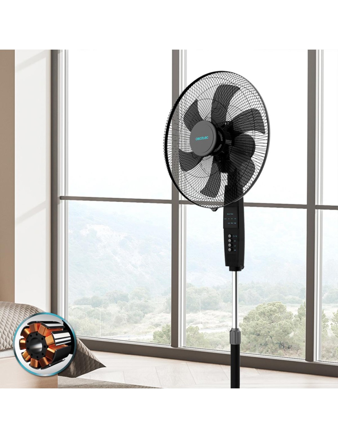 Ventilador de pie energysilence 610 maxflow control