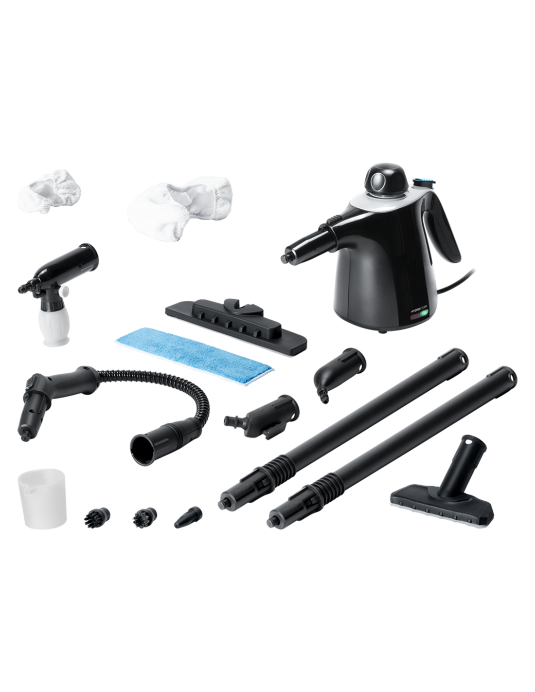 Kit completo vaporeta de mano HydroSteam 1040 Active&Soap