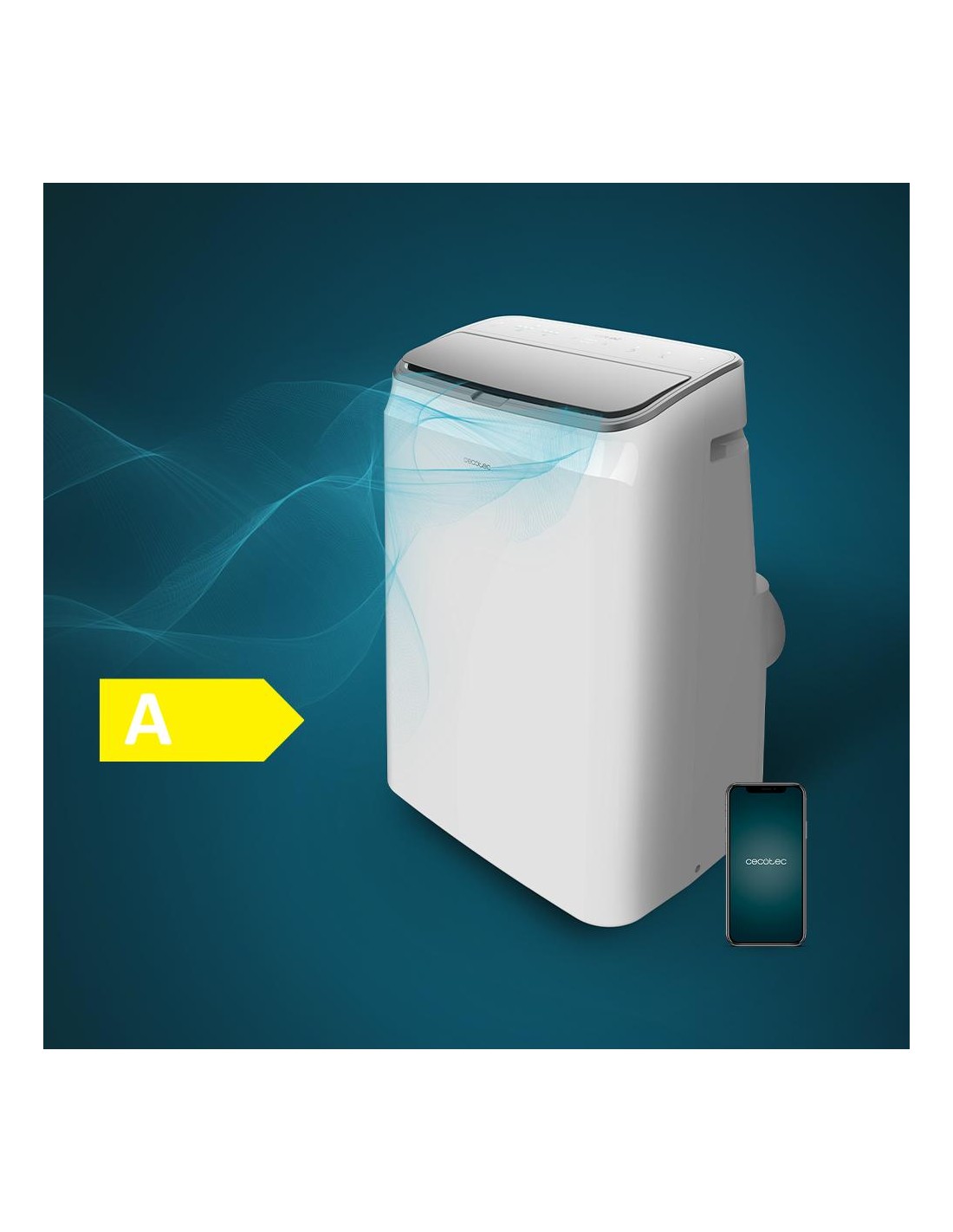 Aire acondicionado portátil ForceClima 14800 Soundless Heating Connected