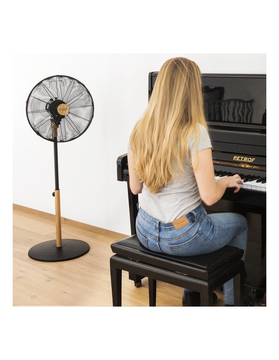 Ventilador de pie EnergySilence 600 Woodstyle