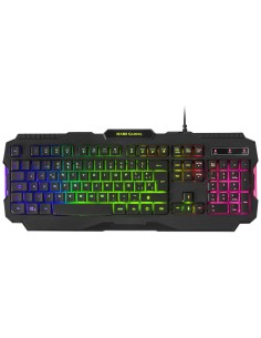 Mars Gaming MRK0 Teclado Gaming Iluminación RGB Rainbow Antighosting