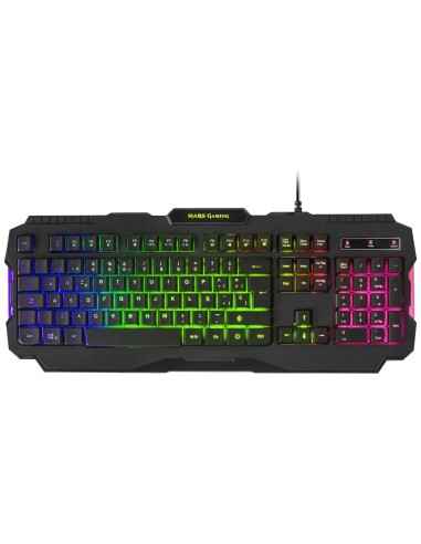 Mars Gaming MRK0 Teclado Gaming Iluminación RGB Rainbow Antighosting