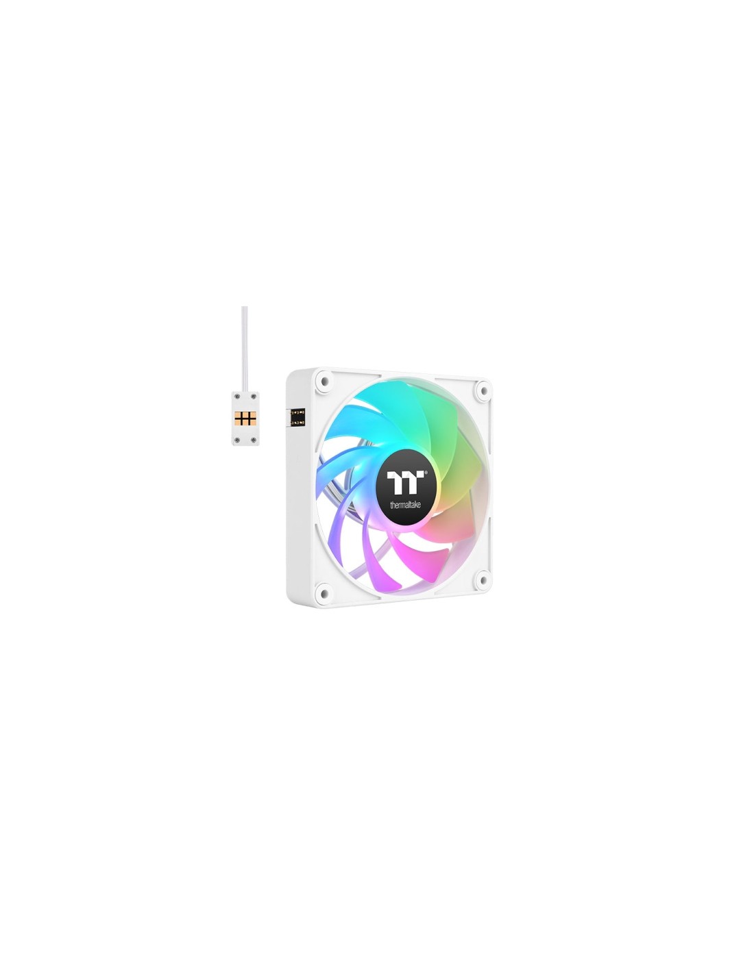 Thermaltake CL-F194-PL12SW-A sistema de refrigeración para ordenador Carcasa del ordenador Ventilador 12 cm Blanco 3 pieza(s)