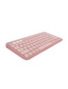 Logitech Pebble Keys 2 K380s teclado RF Wireless + Bluetooth QWERTY Español Rosa
