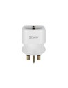 Savio AP-04 adaptador e inversor de corriente Blanco