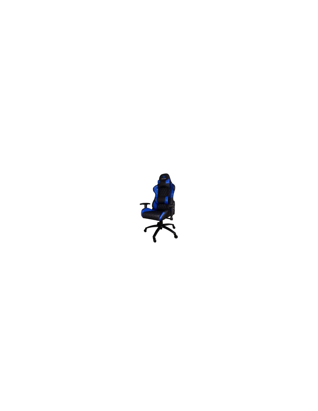 Deep Gaming Deep Command II Silla para videojuegos de PC Asiento acolchado Negro, Azul