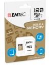 Emtec memoria microsd class10 gold+ memoria microsdxc 128gb negro oro