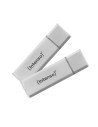 Intenso Ultra Line 2 x 64GB unidad flash USB USB tipo A 3.2 Gen 1 (3.1 Gen 1) Plata