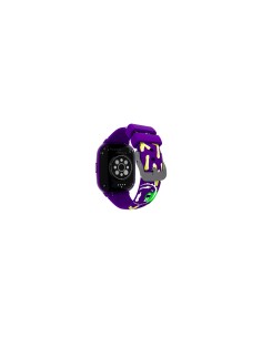 SmartWatch SaveFamily Iconic Plus 2 Correa Silicona Estampada Morado Graffiti 4G 2