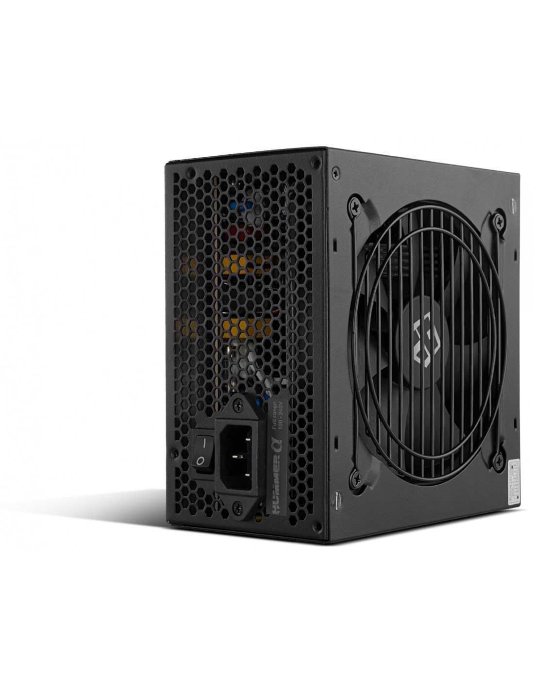 Fuente de alimentacion nox hummer alpha 500w 80 plus bronze negro NXHUMMERA500WBZ