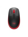 Logitech M190 raton ambidextro rf inalambrico optico 1000dpi negro rojo