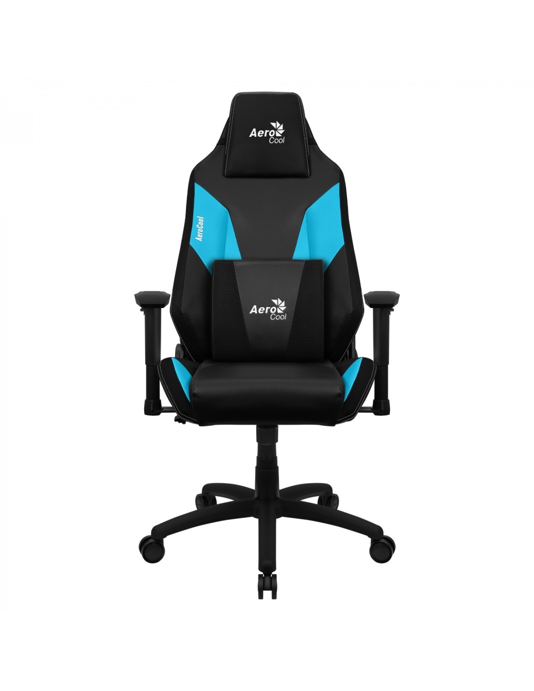 Aerocool Silla gaming profesional cojines acolchados tecnologia air Negro, Azul